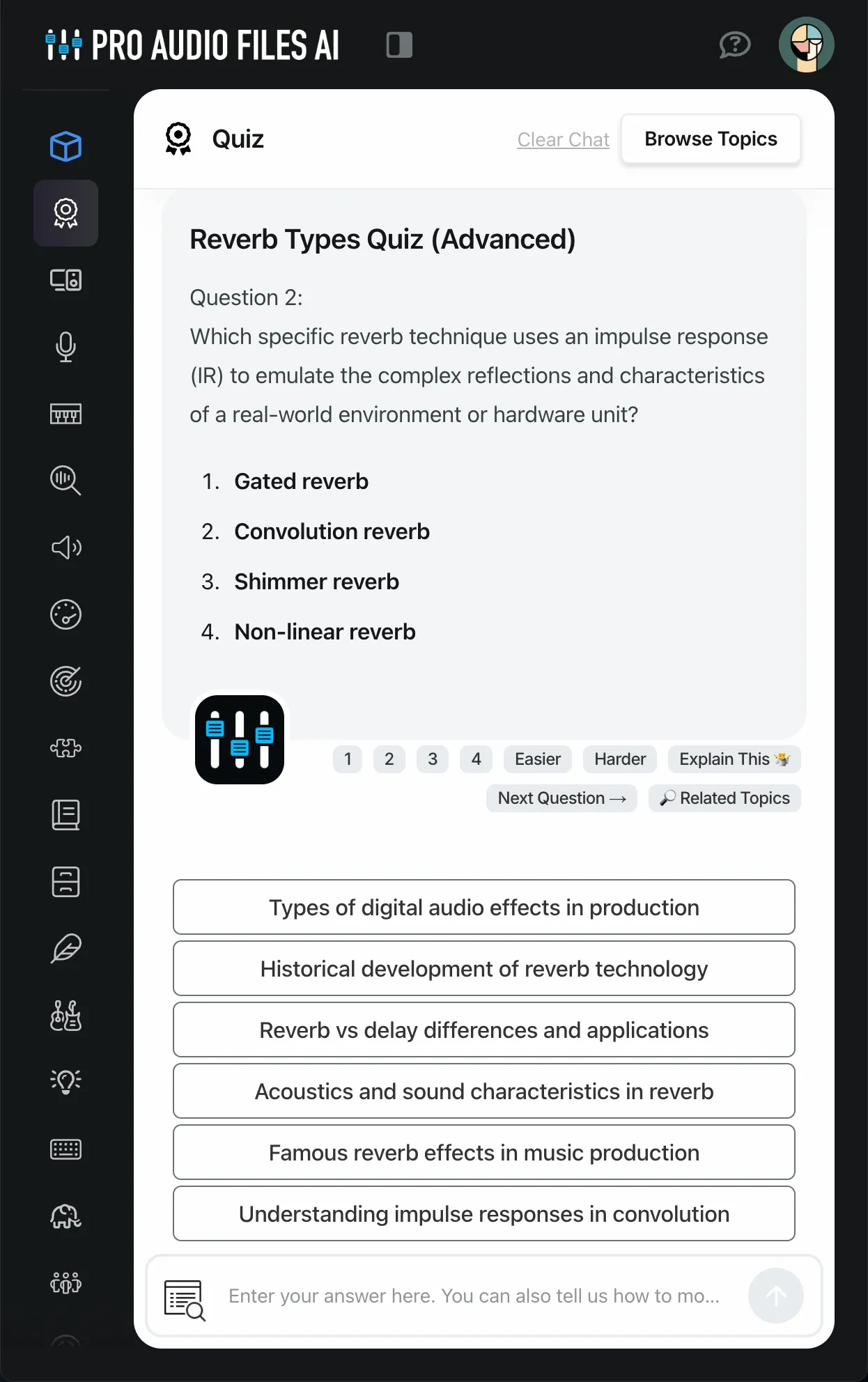 TPAF AI Feature - Interactive Quiz